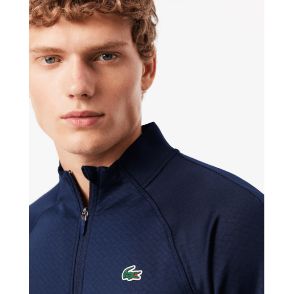 Pull 1/4 Zip Golf Technique Polaire Blue Homme