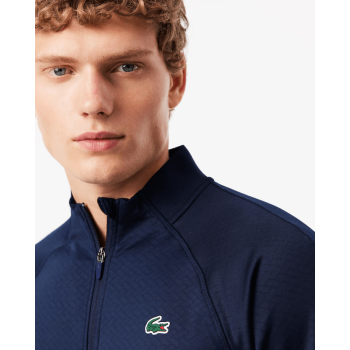 Pull 1/4 Zip Golf Technique Polaire Blue Homme