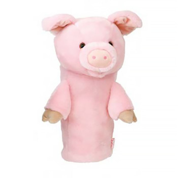Couvre Clubs Driver Cochon Peluche
