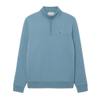 Pull 1/4 Zip coupe-vent Bleu Gris Homme