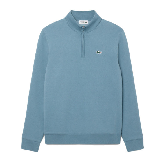 Pull 1/4 Zip coupe-vent Bleu Gris Homme