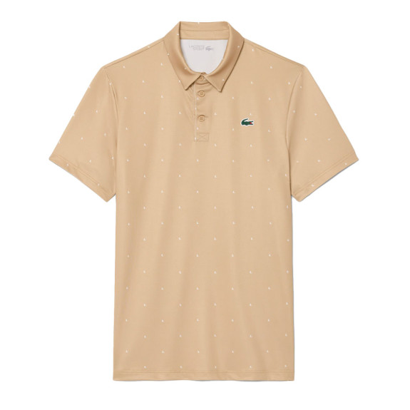 Polo Golf regular fit imprimé Beige Homme