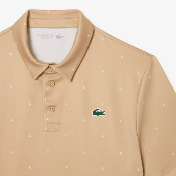 Polo Golf regular fit imprimé Beige Homme