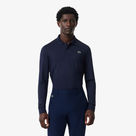 Polo Golf manches longues Ultra Dry Bleu Nuit...