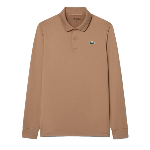Polo Golf manches longues Ultra Dry Marron Homme