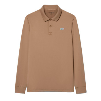 Polo Golf manches longues Ultra Dry Marron Homme