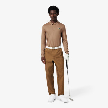 Polo Golf manches longues Ultra Dry Marron Homme