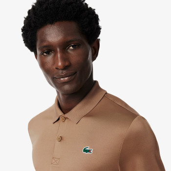 Polo Golf manches longues Ultra Dry Marron Homme