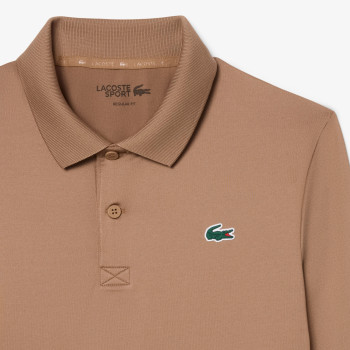 Polo Golf manches longues Ultra Dry Marron Homme 2