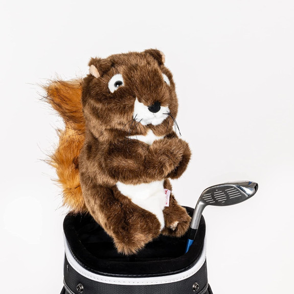 Couvre Clubs Driver Ecureuil Peluche