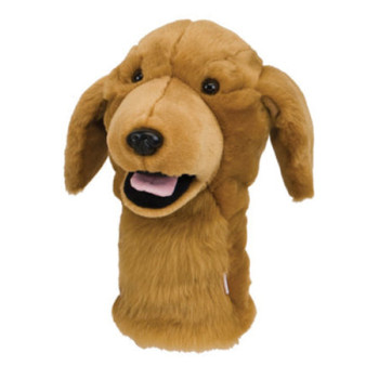 Couvre Clubs Driver Golden Retriver Peluche
