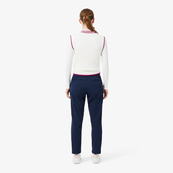 Pantalon Golf extensible en twill Bleu Nuit Femme