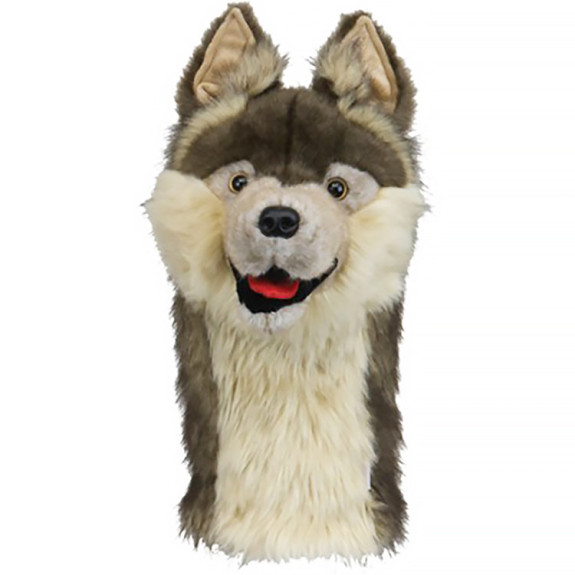 Couvre Clubs Driver Loup Peluche