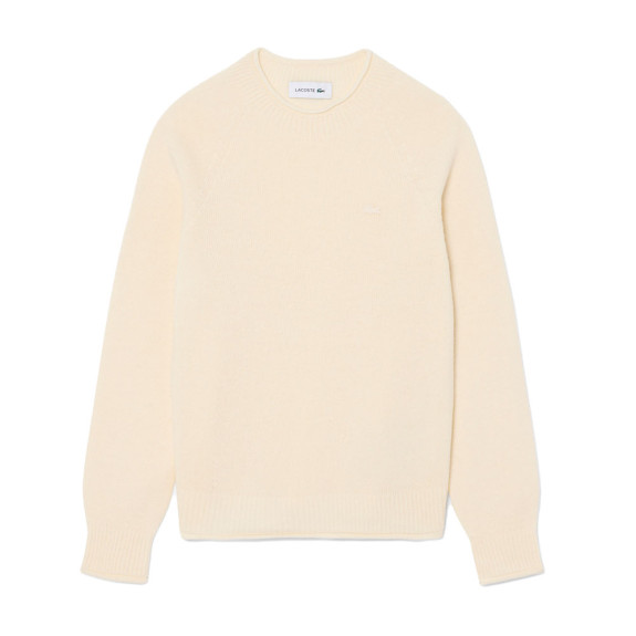 Pull maille 3D laine Blanc Ecru Femme