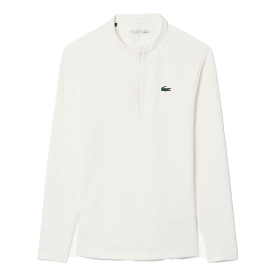 Baselayer 1/4 Zip protection UV Blanc Femme