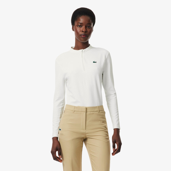 Baselayer 1/4 Zip protection UV Blanc Femme
