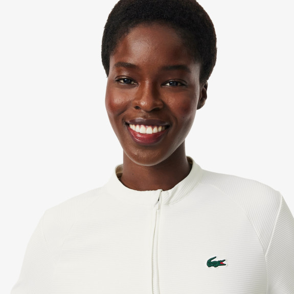 Baselayer 1/4 Zip protection UV Blanc Femme