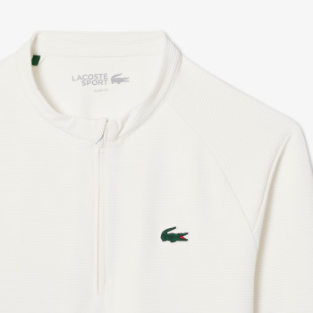 Baselayer 1/4 Zip protection UV Blanc Femme