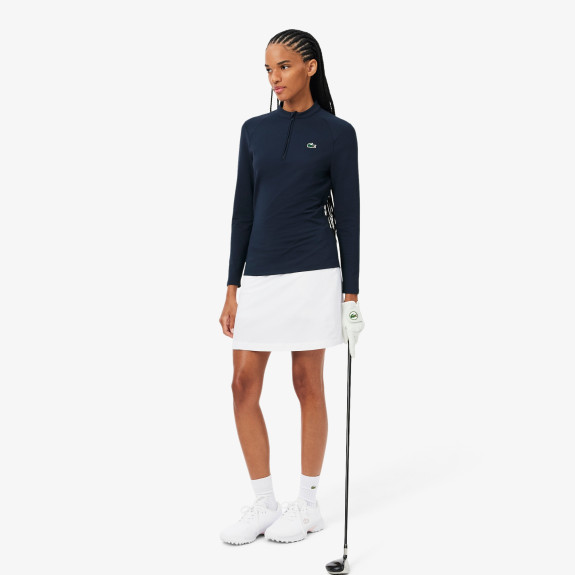 Baselayer 1/4 Zip protection UV Bleu Nuit Femme