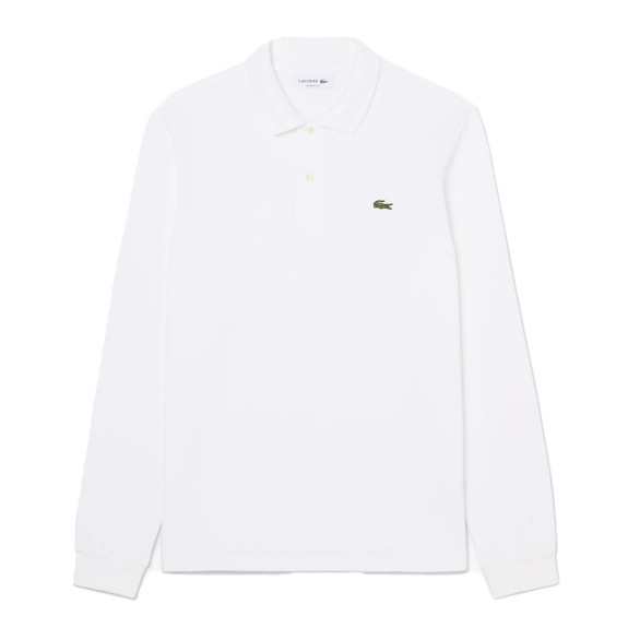 Polo manches longues L.12.12 classic fit Blanc...