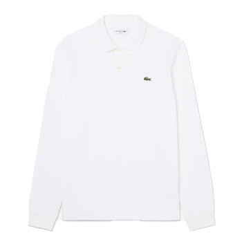 Polo manches longues L.12.12 classic fit Blanc Homme
