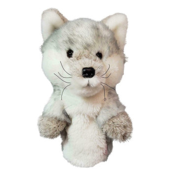 Couvre Clubs Driver Renard Argenté Peluche