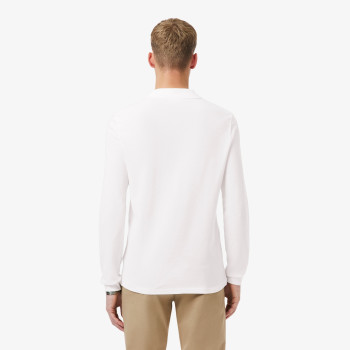 Polo manches longues L.12.12 classic fit Blanc Homme