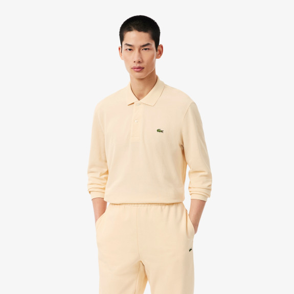 Polo manches longues L.12.12 classic fit Beige...
