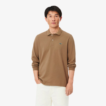 Polo manches longues L.12.12 classic fit Marron Homme