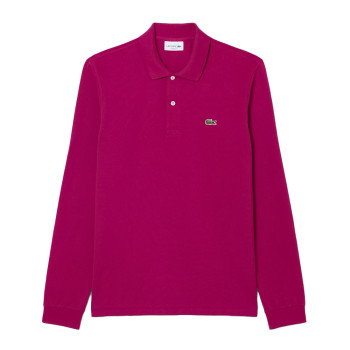 Polo manches longues L.12.12 classic fit Rose Fushia Homme
