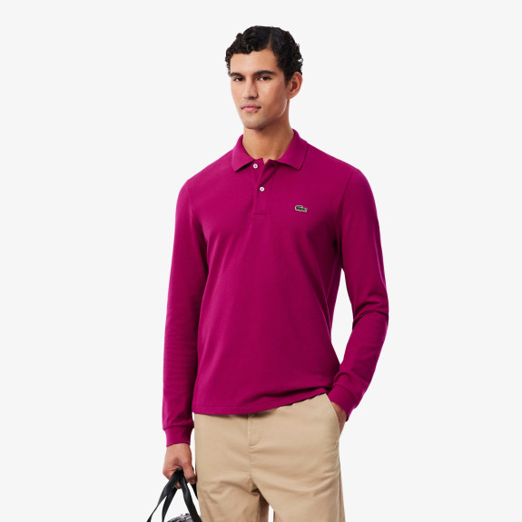 Polo manches longues L.12.12 classic fit Rose...