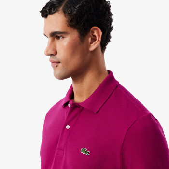 Polo manches longues L.12.12 classic fit Rose Fushia Homme