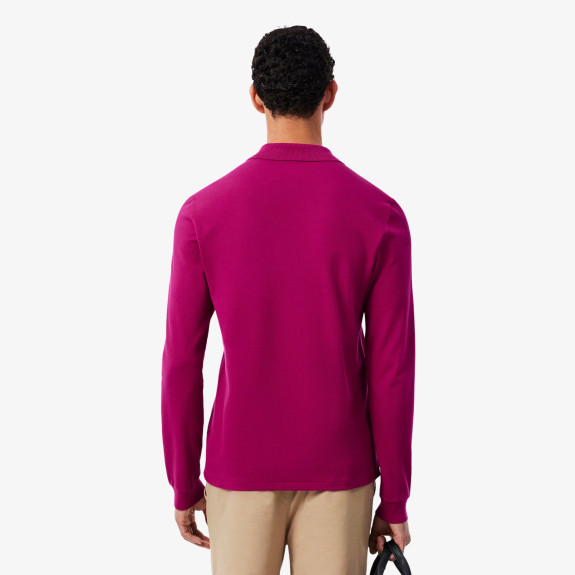 Polo manches longues L.12.12 classic fit Rose...