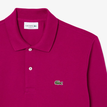 Polo manches longues L.12.12 classic fit Rose Fushia Homme 2