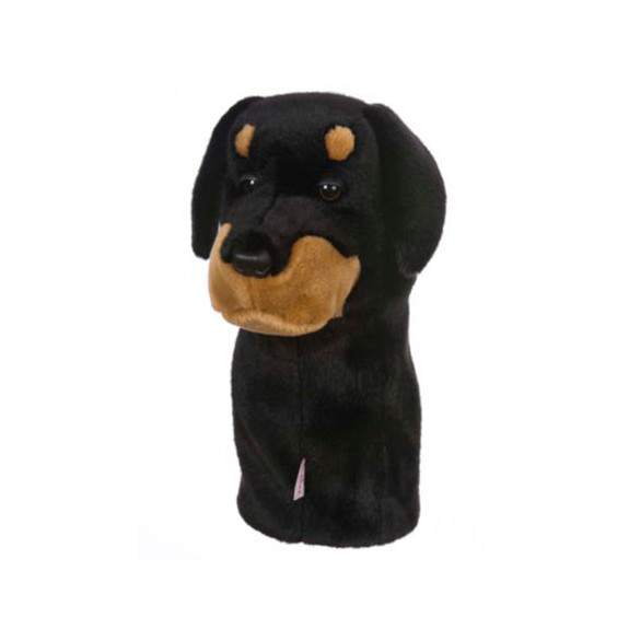Couvre Clubs Driver Rottweiller Peluche