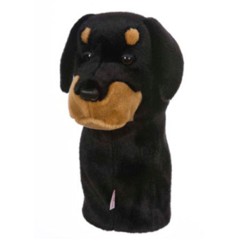 Couvre Clubs Driver Rottweiller Peluche