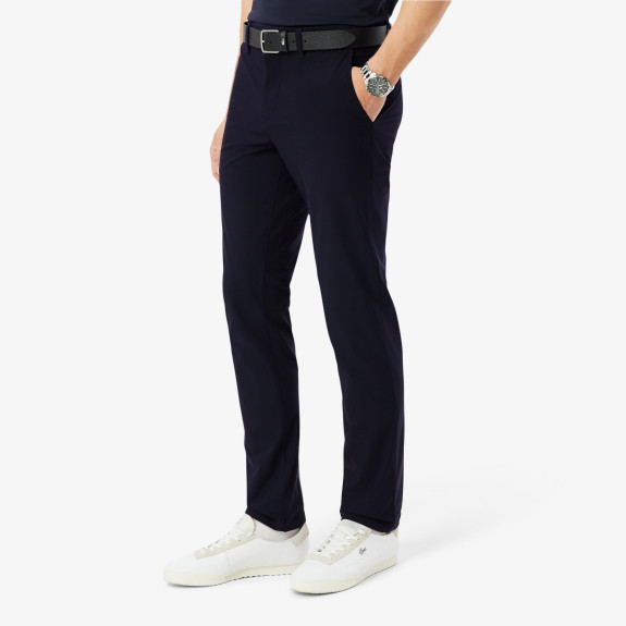 Pantalon Commuter slim fit stretch Navy Homme