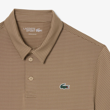 Polo Golf Ultra Dry rayé Marron Homme 2