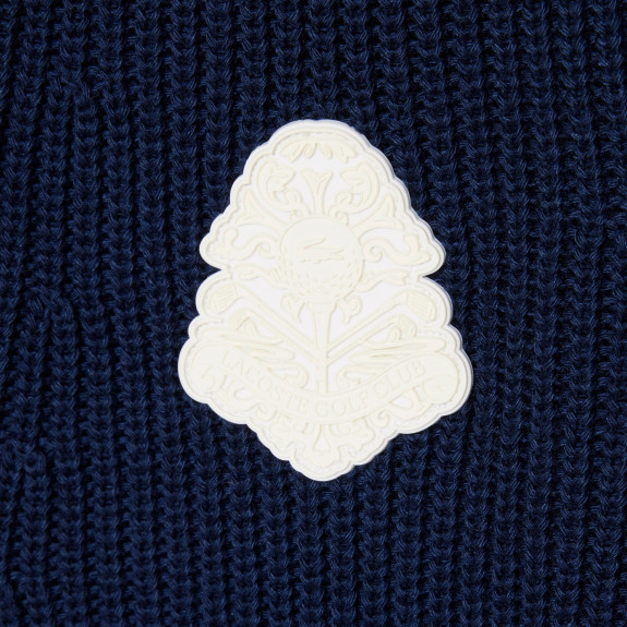 Cardigan Golf laine mélangée Navy Homme