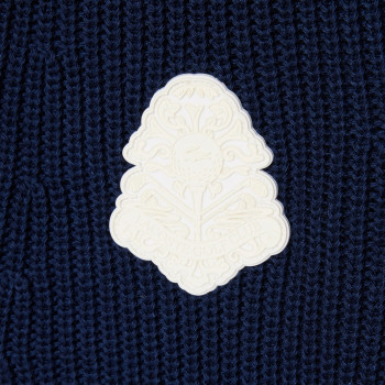 Cardigan Golf laine mélangée Navy Homme