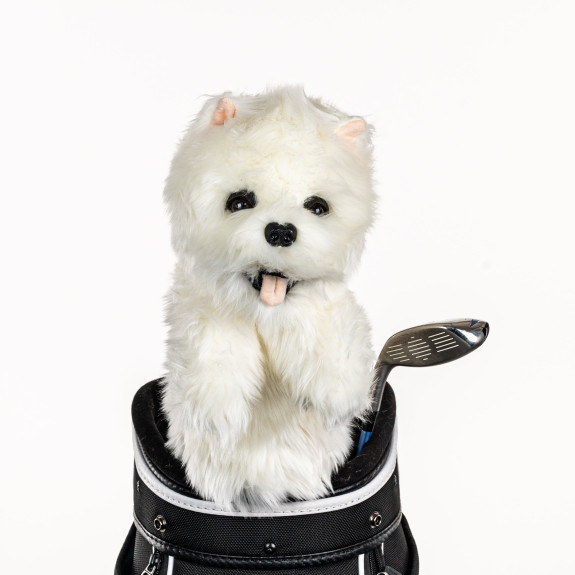 Couvre Clubs Driver Westie Peluche