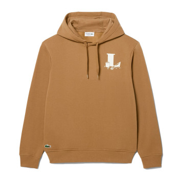 Sweat à capuche Golf imprimés graphiques Marron Homme