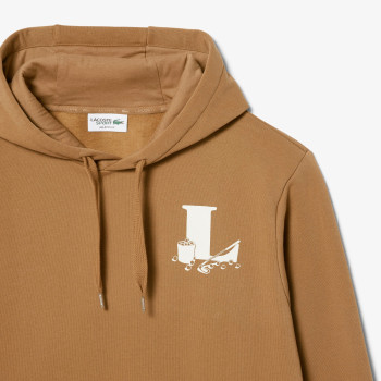 Sweat à capuche Golf imprimés graphiques Marron Homme
