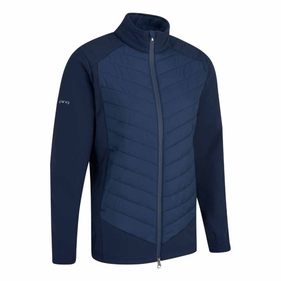 Veste Ines Insulated Hybrid Oxford Blue Femme
