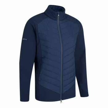 Veste Ines Insulated Hybrid Oxford Blue Femme