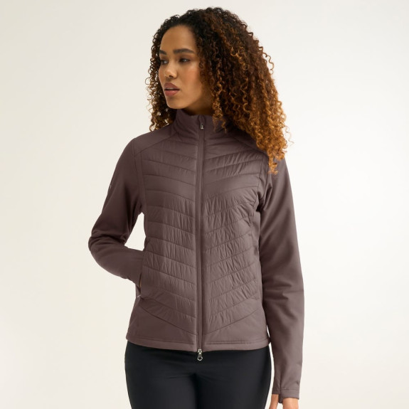 Veste Ines Insulated Hybrid Coffee Femme