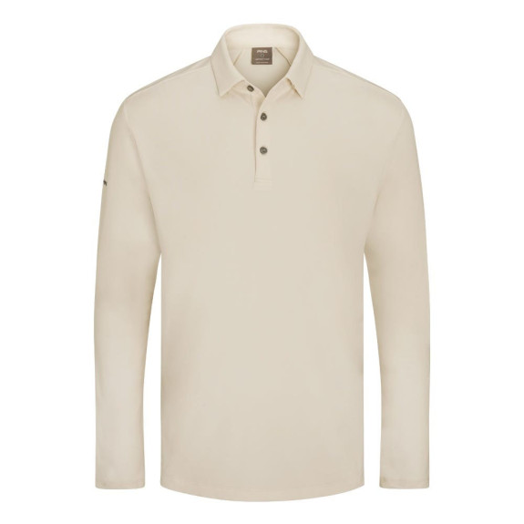 Polo manches longues Demitri Egret Homme