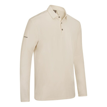 Polo manches longues Demitri Egret Homme