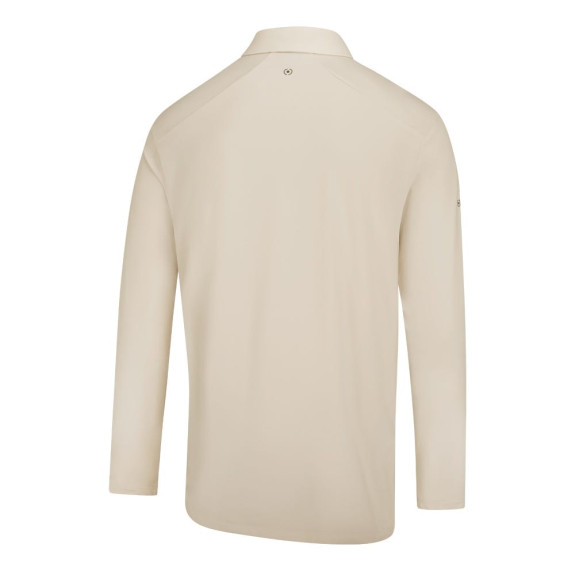 Polo manches longues Demitri Egret Homme