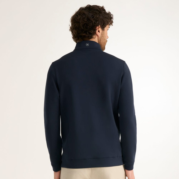 Pull 1/4 Zip Ansel Navy Homme